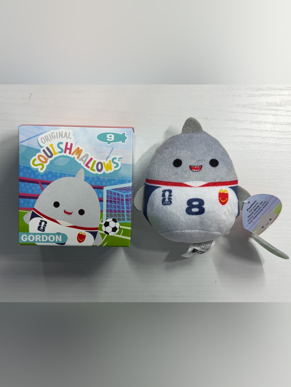 2026 McDonald's FIFA World Cup Squishmallows #9 GORDON NIB